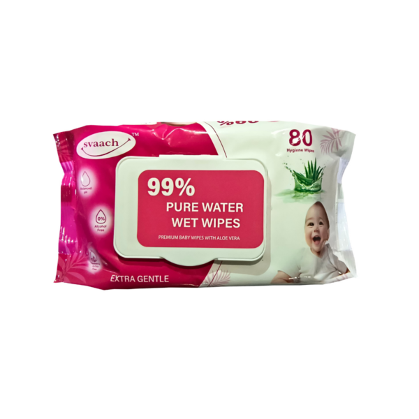 Svaach 99% Pure Water Wet Wipes